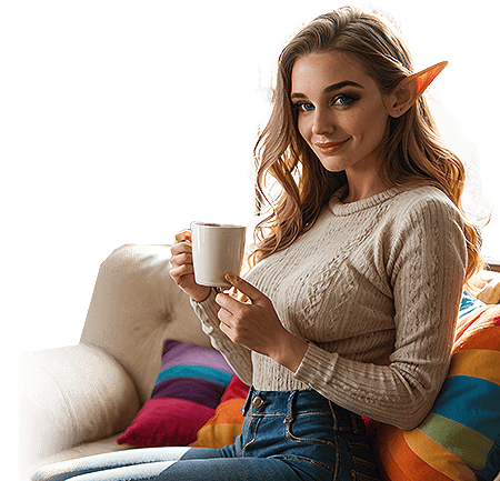 Cute Elven AI Assistant