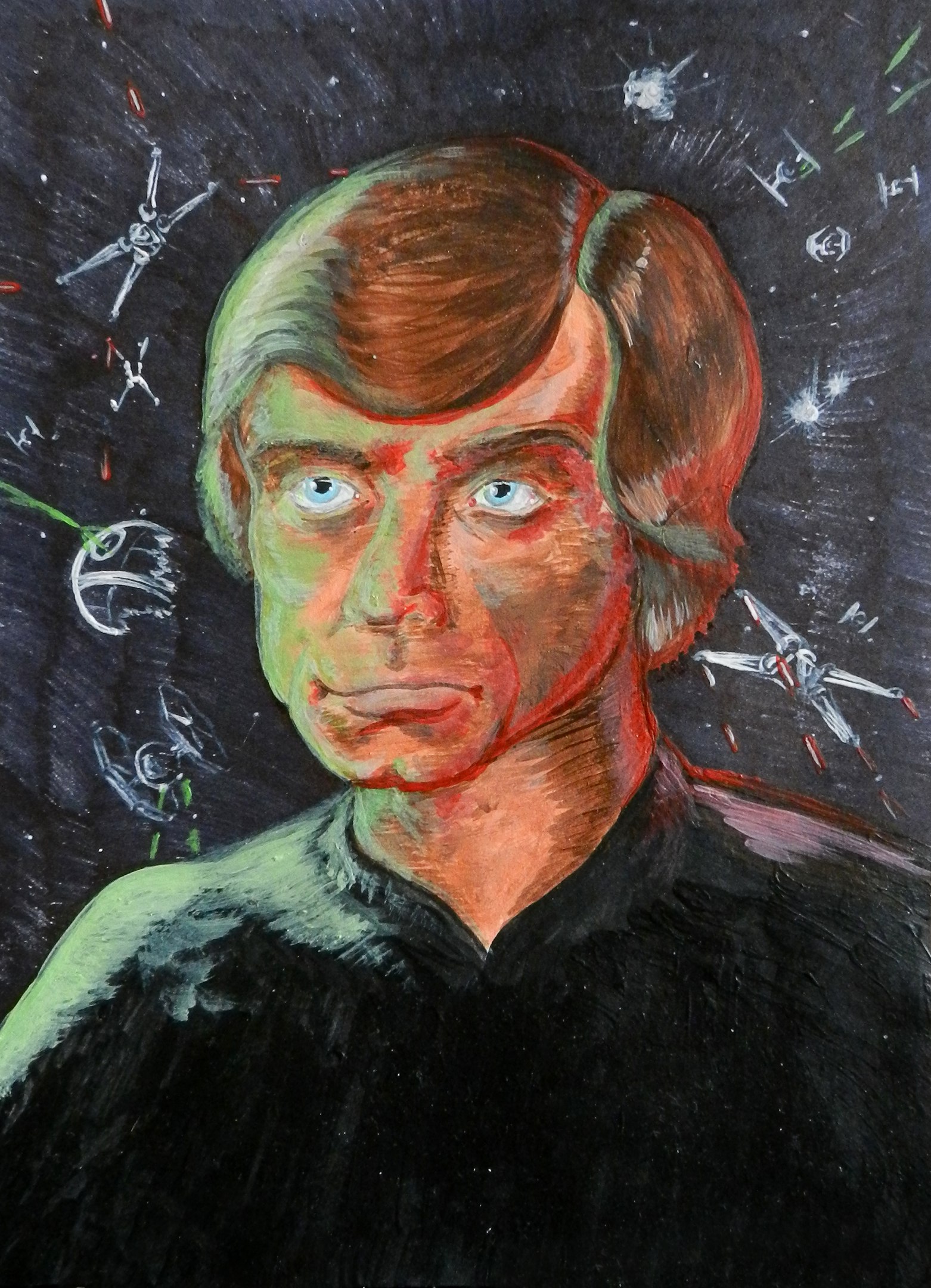 Портрет Люка Скайуокера ("Звездные войны")